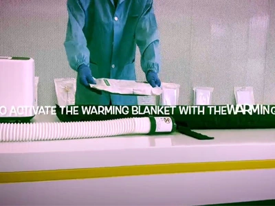 HOW TO ACTIVATE THE WARMING BLANKET WITH THE WARMING AIR SYSTEM?